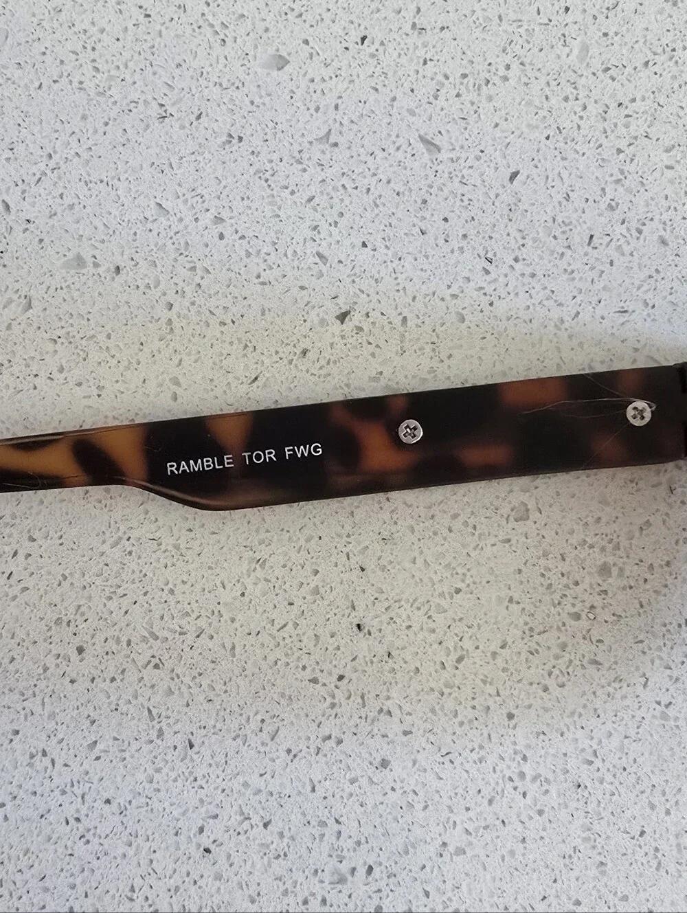 Foster Grant Tortoiseshell Rectangle Sunglasses with Brown Lenses